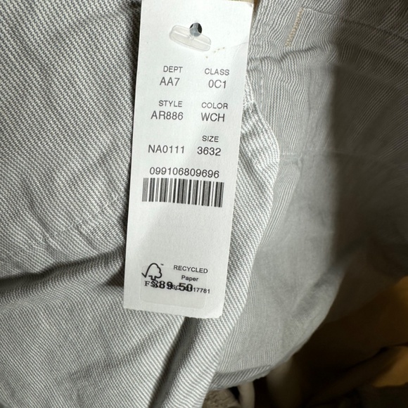 J. Crew Men's Khaki 770 Straight Pants Size 36W X 32L NWT - Picture 7 of 8